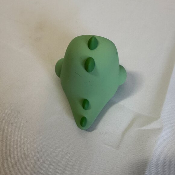 Apple Watch Charging Stand Green Dinosaur Silicone for Nightstand Desks - Picture 4 of 6